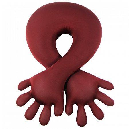 Антистрессовая подушка для шеи «Мужское плечо» 1 (Красный)