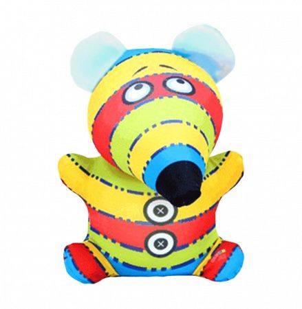 Антистрессовая игрушка «Веселая мышь» 1 (Яркая полоска)